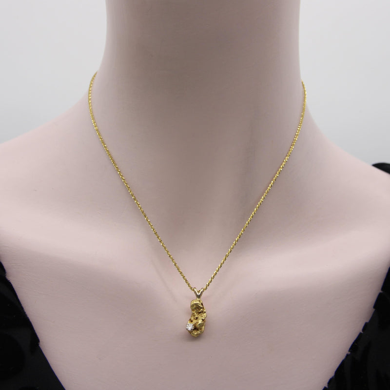 Contemporary 14K Gold Sequin-Like Italian Chain Kirsten's Corner 