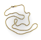 Contemporary 14K Gold Sequin-Like Italian Chain Kirsten's Corner 