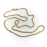 Contemporary 14K Gold Sequin-Like Italian Chain Kirsten's Corner 