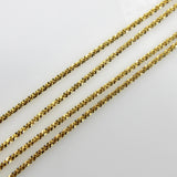 Contemporary 14K Gold Sequin-Like Italian Chain Kirsten's Corner 