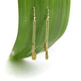 Signature 18K and 22K Gold Nugget Dangle Earrings Kirsten's Corner 