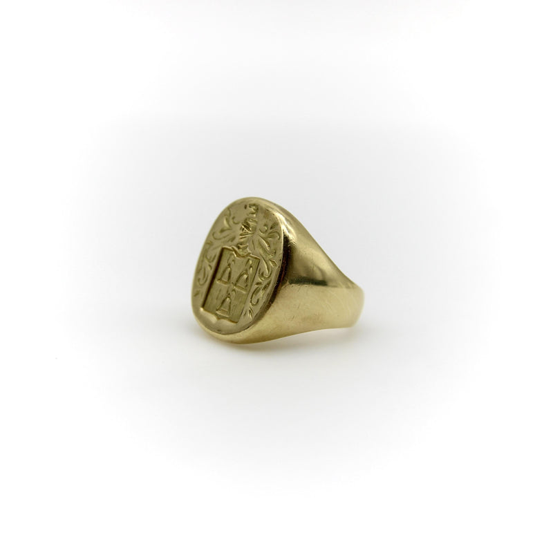 Vintage Tiffany & Co. Larter & Sons 18K Gold Signet Ring Tiffany & Co. 