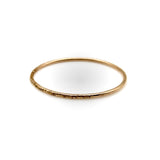 Simple Hand Engraved 14K Gold Victorian Bangle Bracelet Kirsten's Corner 