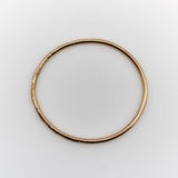 Simple Hand Engraved 14K Gold Victorian Bangle Bracelet Kirsten's Corner 