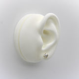 18k Gold 0.90 Carat Old European Cut Diamond Stud Earrings Kirsten's Corner 