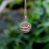 14K Gold Victorian Inspired Signature Fox Pendant-Charm pendant, Charm Kirsten's Corner 