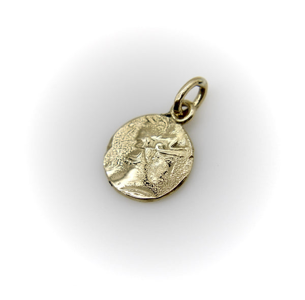 14K Gold Signature Achilles Warrior Pendant Pendant, Charm Kirsten's Corner 
