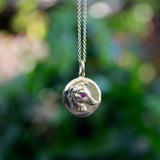 14K Gold & Ruby Victorian Inspired Signature Whippet Pendant-Charm Pendant, Charm Kirsten's Corner Jewelry 