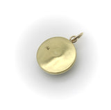 18K Gold Essex Crystal East-Flying Mallard Duck Charm Pendant, Charm Kirsten's Corner 