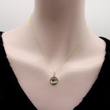 18K Gold Essex Crystal Pheasant Charm Pendant, Charm Kirsten's Corner 