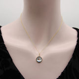 18K Gold Essex Crystal West-Flying Mallard Duck Charm Pendant, Charm Kirsten's Corner 