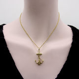 Vintage 18K Gold Anchor Pendant Pendant Kirsten's Corner 