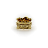 Carrera y Carrera 18K Gold Ribbon-esque Wide Band Ring Carrera y Carrera 