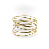 18K Gold Tiffany & Co. Elsa Peretti Nine-Row Wave Bracelet Bracelet Kirsten's Corner 