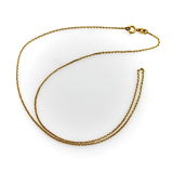 Vintage 18K Gold Italian Miniature Biker Chain Chain Kirsten's Corner 