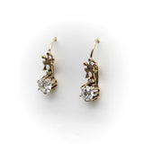 Victorian 1/2 Carat Each Diamond Earrings in 10K Gold Kirsten's Corner 