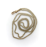 10K Gold Early Victorian Star Link Chain with Dog Clip Chain Kirsten's Corner 