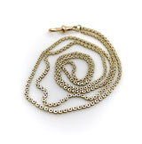 10K Gold Early Victorian Star Link Chain with Dog Clip Chain Kirsten's Corner 