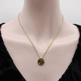 18K Gold and Diamond Tony Malmed Hand-Hammered Zen Necklace jewelry Kirsten's Corner 