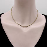 10K Gold Early Victorian Star Link Chain 16.5” Chain Kirsten's Corner 