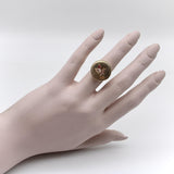 14K Gold Victorian Enamel Winged Cherub Ring Kirsten's Corner 