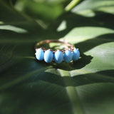 Victorian 10K Gold Five-Stone Turquoise Ring ring Kirsten's Corner 