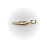 14K Gold Signature Arrowhead Charm Pendant, Charm Kirsten's Corner 