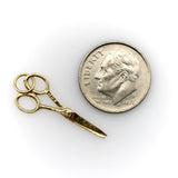 Vintage 14K Gold Scissors Charm charm Kirsten's Corner 