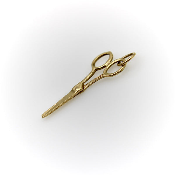 Vintage 14K Gold Scissors Charm charm Kirsten's Corner 