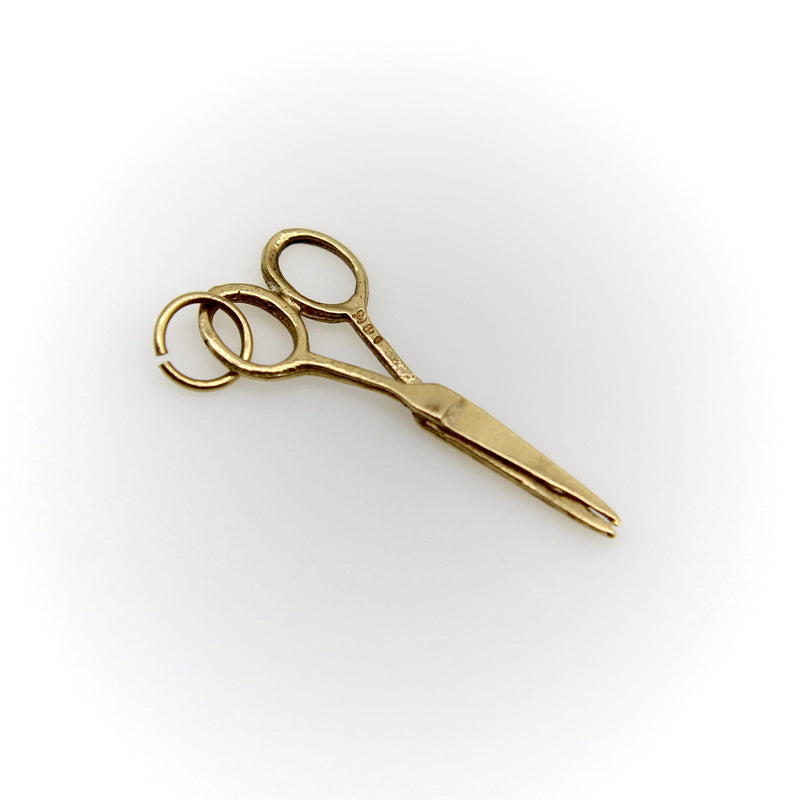 Vintage 14K Gold Scissors Charm charm Kirsten's Corner 