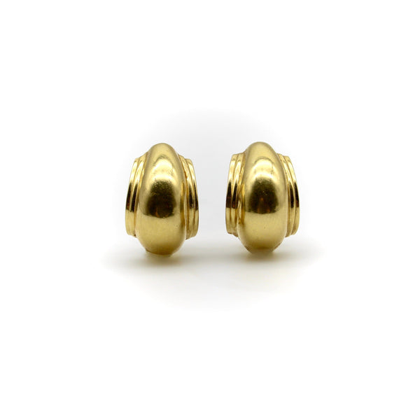 Vintage 18K Gold Vendome Half-Hoops by Paloma Picasso Earrings Kirsten's Corner 