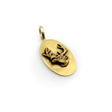 Victorian 10K Gold Elk Head BPOE Lodge Pendant Charm Pendant, Charm Kirsten's Corner 