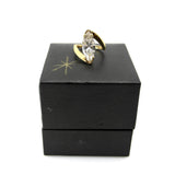 18K Gold 2.6 Carat Marquise Diamond Ring by Lawrence Martin Kling ring Kirsten's Corner 