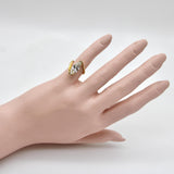 18K Gold 2.6 Carat Marquise Diamond Ring by Lawrence Martin Kling ring Kirsten's Corner 