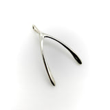 Signature Sterling Silver Make a Wish Wishbone Pendant Pendant Kirsten's Corner 