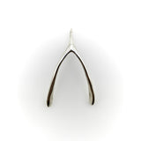 Signature Sterling Silver Make a Wish Wishbone Pendant Pendant Kirsten's Corner 