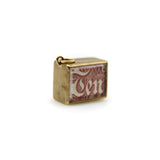 Vintage 9K Gold Ten Pound Note Charm Charm Kirsten's Corner Jewelry 