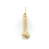 Fossilized Mammoth Tusk Wrench Charm with 14K Gold Bail Pendant, Charm Kirsten's Corner 