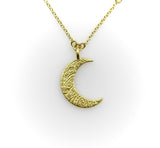 18K Gold Me & Ro Paisley Moon and Star Necklace Necklace Kirsten's Corner 