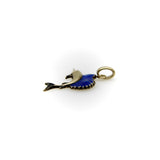 Retro 14K Gold Enameled Swordfish Pedant Kirsten's Corner 