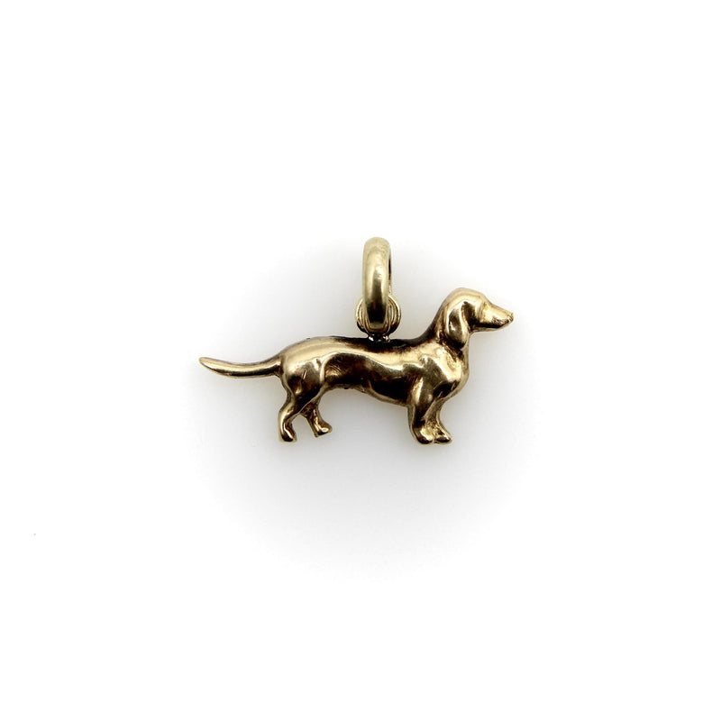 14K Gold Dachshund Dog Charm Kirsten's Corner 