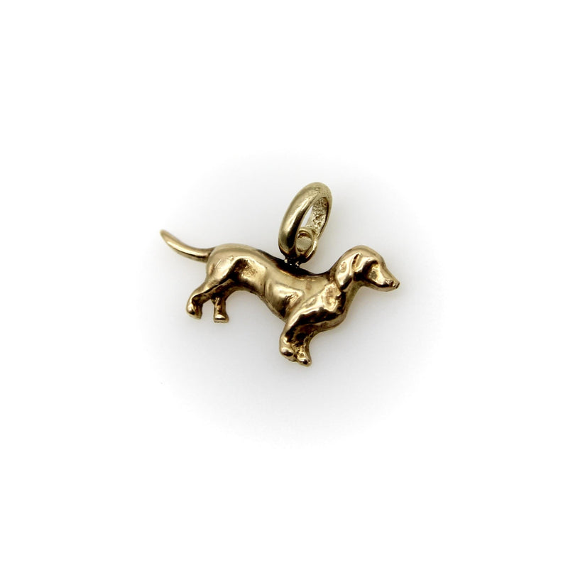 14K Gold Dachshund Dog Charm Kirsten's Corner 