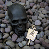 10K Gold Momento Mori Pendant Charm Kirsten's Corner 