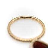 Nina Runsdorf 18K Gold Diamond and Garnet Flip Ring ring Kirsten's Corner 