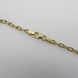 18K Gold Open Link Italian Long Chain Herco 