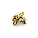 1920’s Art Deco 10K Gold Fleur-de-Lis Pin Kirsten's Corner 