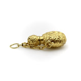 Victorian 18K Gold Perfume Bottle Pendant Kirsten's Corner 