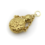 Victorian 18K Gold Perfume Bottle Pendant Kirsten's Corner 