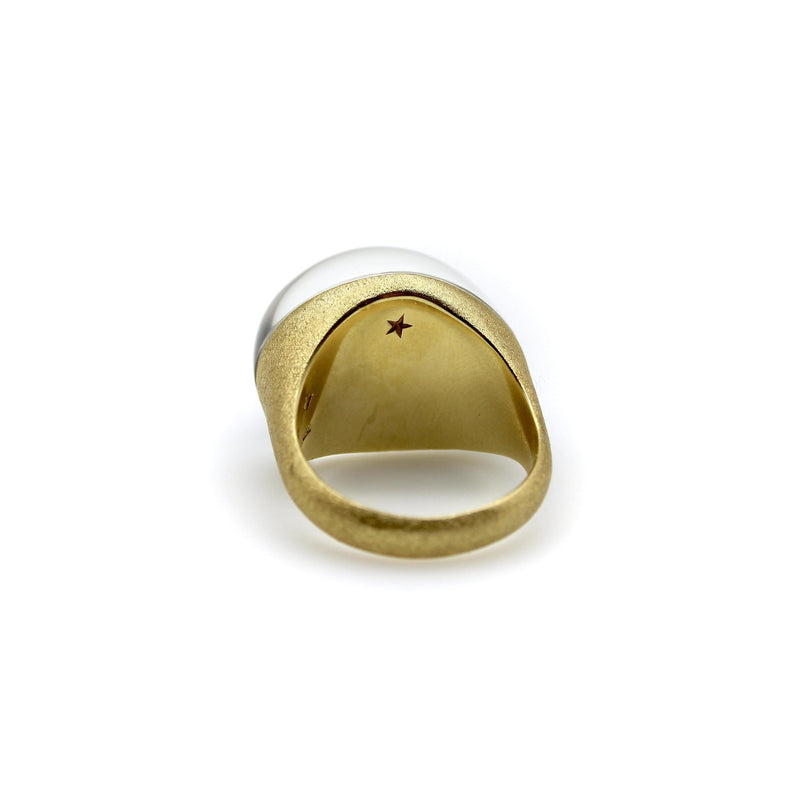 18K Gold H. Stern Golden Stones Ring with Rock Crystal H. Stern 