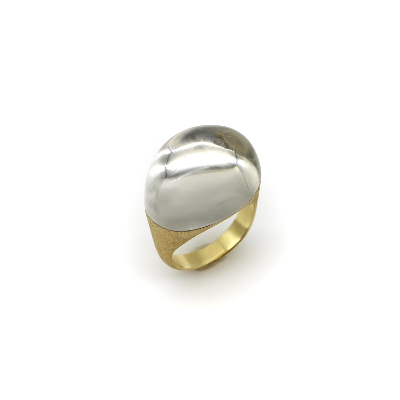 18K Gold H. Stern Ring with Rock Crystal | Kirsten's Corner